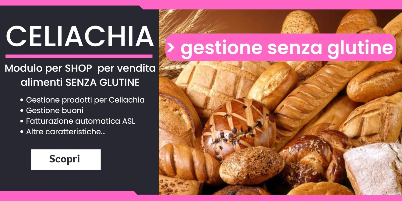 SHOP Gestionale per CELIACHIA